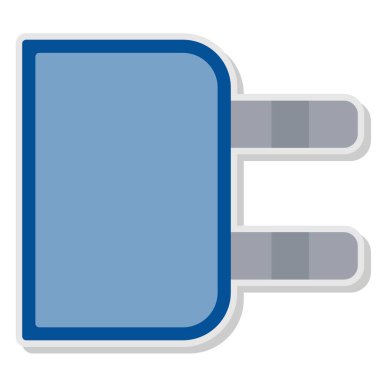 pil şarj simgesi doldurulmuş dış hat biçiminde