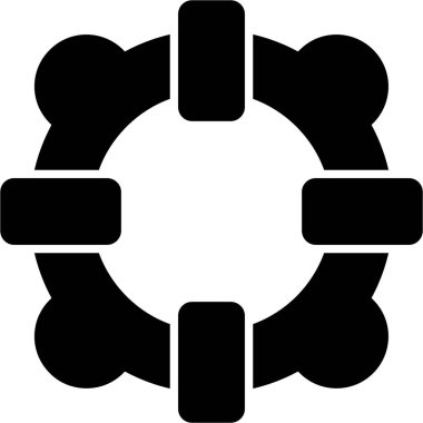 dişli simgesi vektör illüstrasyonu