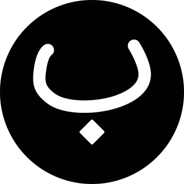 Beyaz arka plan üzerinde izole at simgesi