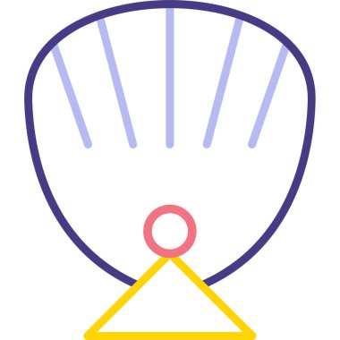 Uçurtma. Web simgesi basit illüstrasyon