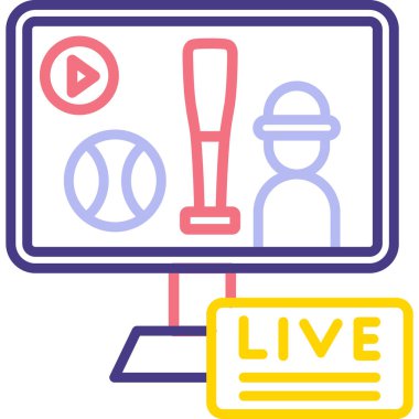 Video oynatıcının vektör illüstrasyonu