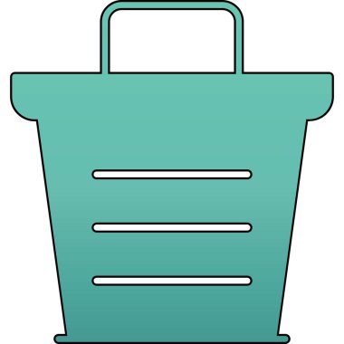 Alışveriş çantası. Basit tasarım