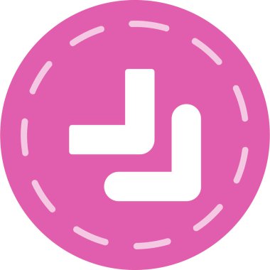 Tek bir simgenin vektör illüstrasyonu