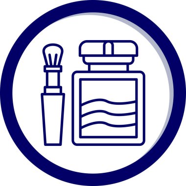 İlaç şişesi. Web simgesi basit illüstrasyon