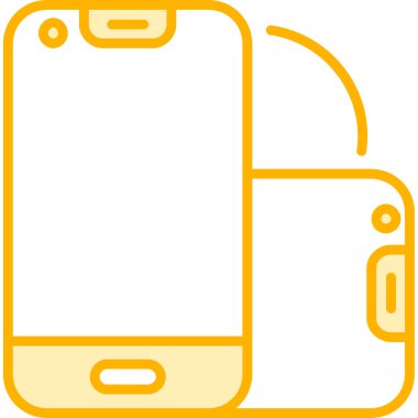 Smartphone Simgesi, vektör illüstrasyonu