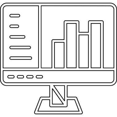 Veri merkezi. Web simgesi basit illüstrasyon