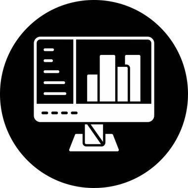 Seo simgesinin vektör illüstrasyonu