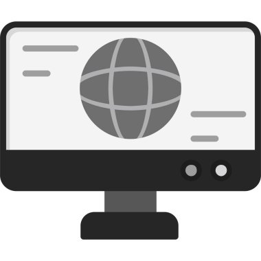 Ağ simgesi. vektör illüstrasyonu