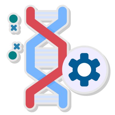 DNA DNA molekül simgesi