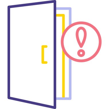 Kapıyı aç. Basit simge