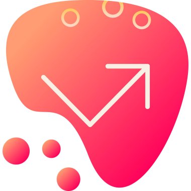 Haritalı bir haritanın kırmızı simgesinin vektör çizimi