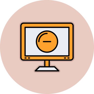 bilgisayar simgesi vektör illüstrasyonu