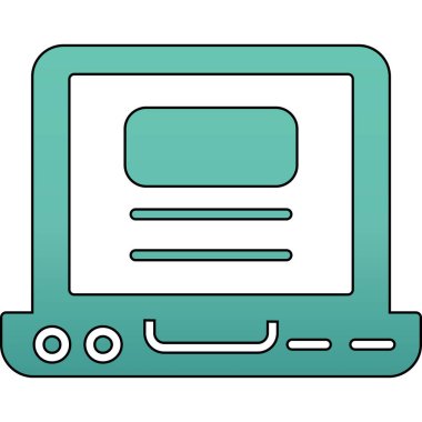 mavi çizgileri olan dizüstü bilgisayar