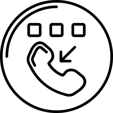 Çağrı merkezi. Web simgesi basit tasarım