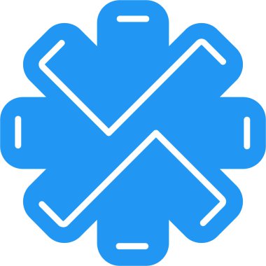 Şekerleme ikonu ana hatlarıyla doldurulmuş