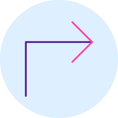 Ok. Web simgesi basit illüstrasyon