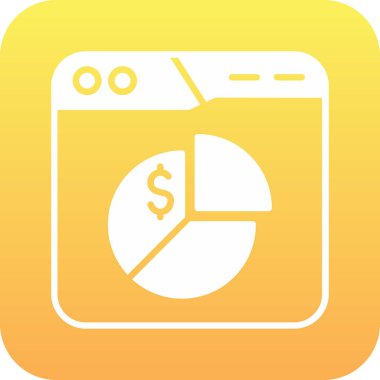 iş ve finans simgesi, vektör illüstrasyonu