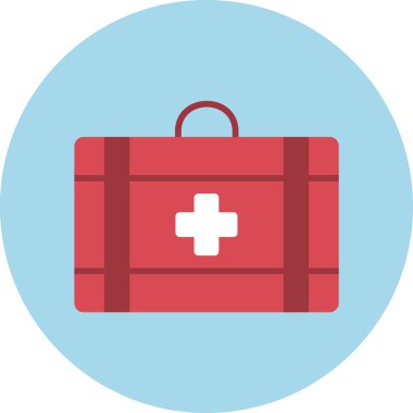 İlk yardım kiti vektörü modern tasarım vektör illüstrasyonu