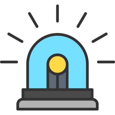 ampul simgesi vektör illüstrasyonu