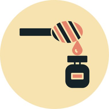 Kahve. Web simgesi basit illüstrasyon