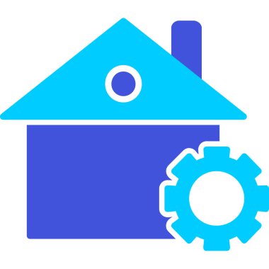 Ev simgesi vektör illüstrasyonu