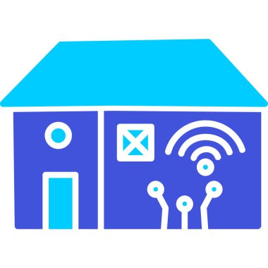 Kablosuz. Web simgesi basit illüstrasyon