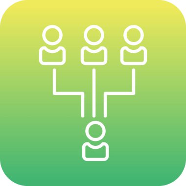 Takım çalışmasının vektör illüstrasyonu