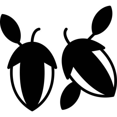 Kelebek web simgesi basit tasarım