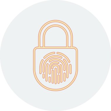 ikon vektör illüstrasyonunu kilitle