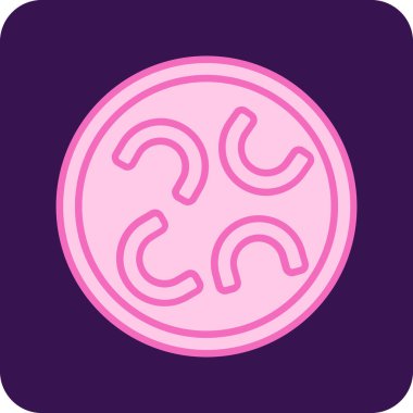 - Şeker. Web simgesi basit illüstrasyon