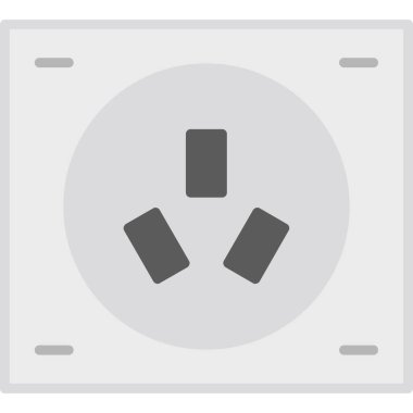 güç düğmesi düz simgesi. vektör çizim.