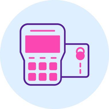 Banka. Web simgesi basit illüstrasyon