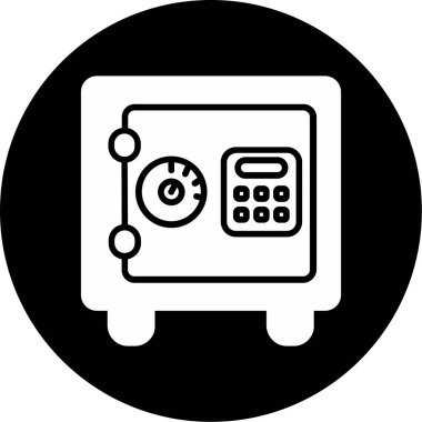 güvenli simge vektör illüstrasyonu