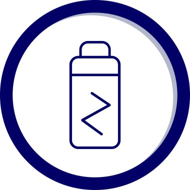 Pil. Web simgesi basit illüstrasyon