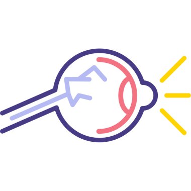 Arama simgesi vektör illüstrasyonu