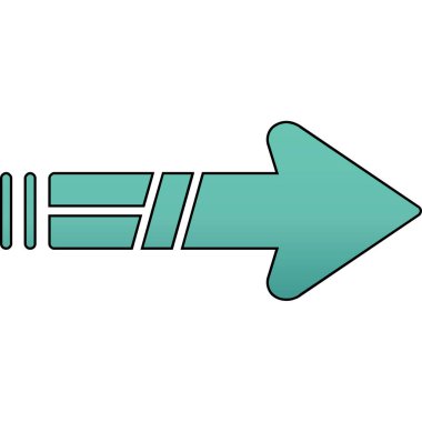 ok simgesi vektör illüstrasyonu