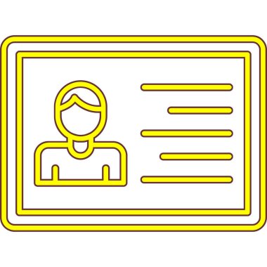 Bir insan simgesinin vektör illüstrasyonu