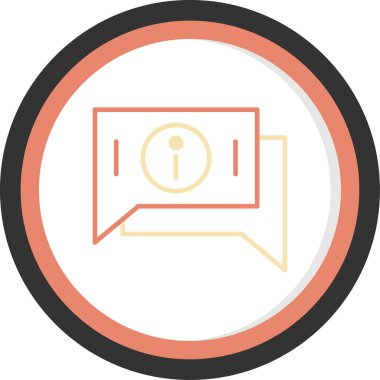 Bir kamera simgesinin vektör illüstrasyonu