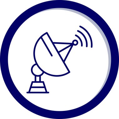 uydu anten vektör simgesi