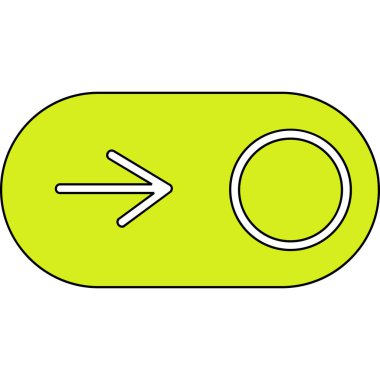 Çizgi film simgesinin vektör çizimi