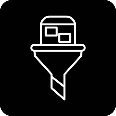 İşaretçi vektör çizim Haritası