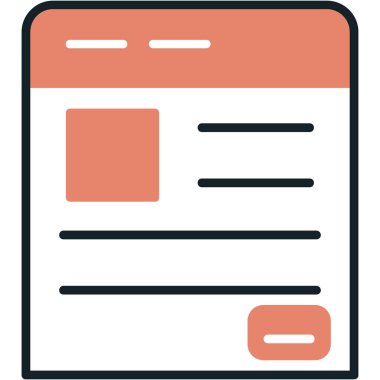 Seo simgesinin vektör illüstrasyonu