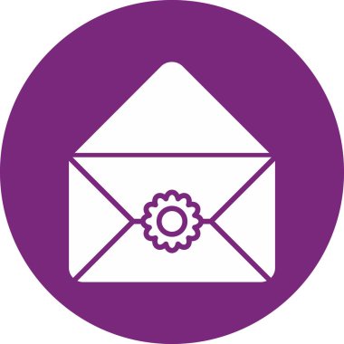 zarf e- posta simgesi illüstrasyonu