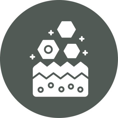 Tek bir simgenin vektör illüstrasyonu