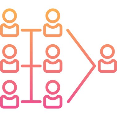 iş insanları simgesi vektör illüstrasyonu