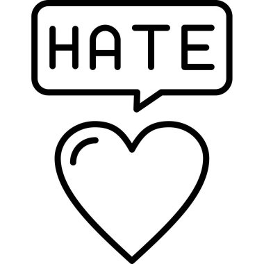 Kalp. Web simgesi basit tasarım