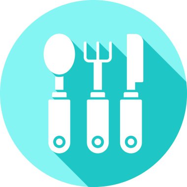 Gıda simgesinin vektör çizimi