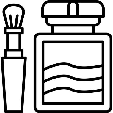 Krem simgesi, vektör illüstrasyonu