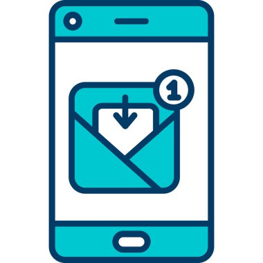 e- posta ileti vektörü simgesi