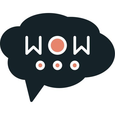 Metinli konuşma baloncuğunun vektör çizimi